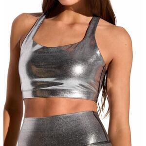 NEW SPIRITUAL GANGSTER venus longline bra in chrome